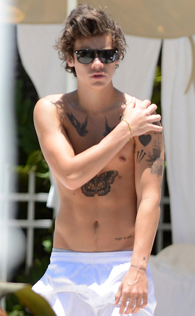 Harry Styles Shirtless 2025